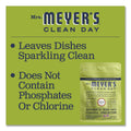 Mrs. Meyer's Automatic Dish Detergent, Lemon, 12.7 oz Pack, 20/Pack, 6/Carton