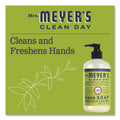Mrs. Meyer's Clean Day Liquid Hand Soap, Lemon, 12.5 oz, 6/Carton