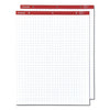 Universal Easel Pads/Flip Charts, Quadrille Rule (1 sq/in), 27 x 34, White, 50 Sheets, 2/Carton
