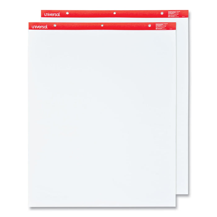 Universal Easel Pads/Flip Charts, Unruled, 27 x 34, White, 50 Sheets, 2/Carton