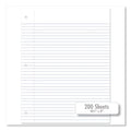 Mead Filler Paper, 3-Hole, 8.5 x 11, College Rule, 200/Pack