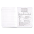 Mead Square Deal Composition Book, 3 Subject, Wide/Legal Rule, Black Cover, 9.75 x 7.5, 100 Sheets, 12/Pack