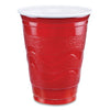 Dart Solo Party Plastic Cold Drink Cups, Slip-Resistant Grip, 18 oz, Red, 20/Bag, 12 Bags/Carton