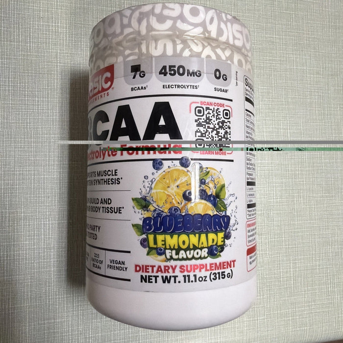 BCAA Electrolyte Formula - Blueberry Lemonade (30 Servings)BB 10/26 by Price Is Right Miami