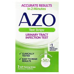 AZO Urinary Tract Infection (UTI) Test Strips – 3 Count by Pasteur Pharmacy