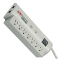 APC SurgeArrest Personal Power Surge Protector, 7 AC Outlets, 6 ft Cord, 240 J, Beige