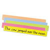 Pacon Sentence Strips, 24 x 3, Assorted Bright Colors, 100/Pack