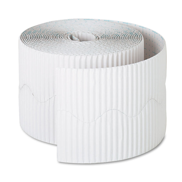 Pacon Bordette Decorative Border, 2.25" x 50 ft Roll, White
