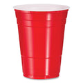 Dart Solo Party Plastic Cold Drink Cups, 16 oz, Red, 288/Carton
