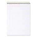 Cambridge Stiff-Back Wire Bound Pad, Wide/Legal Rule, Numbered (1-28 Front, 29-56 Back), Black/Blue Cover, 70 White 8.5 x 11.5 Sheets