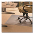 Floortex Cleartex Advantagemat Phthalate Free PVC Chair Mat for Low Pile Carpet, 53 x 45, Clear
