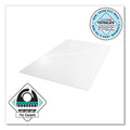 Floortex Cleartex Advantagemat Phthalate Free PVC Chair Mat for Low Pile Carpet, 60 x 48, Clear