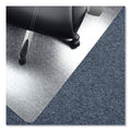 Floortex Cleartex Advantagemat Phthalate Free PVC Chair Mat for Low Pile Carpet, 60 x 48, Clear