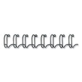 Fellowes Wire Bindings, 1/2" Diameter, 100 Sheet Capacity, Black, 25/Pack