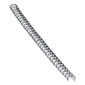 Fellowes Wire Bindings, 1/4" Diameter, 35 Sheet Capacity, Black, 25/Pack
