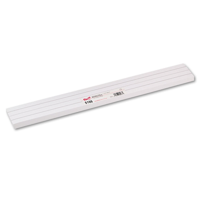Pacon Sentence Strips, 24 x 3, White, 100/Pack