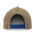 Old Bay Seasoning Crab Logo Mesh Back Baseball Hat - Blue/Tan by Tee Luv