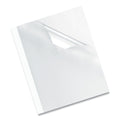 Fellowes Thermal Binding System Presentation Covers, Clear, 31 to 60 Sheet Capacity, 11 x 8.5, Unpunched, 10/Pack
