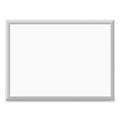 U Brands Melamine Dry Erase Board, 24 x 18, White Surface, Silver Frame