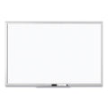 U Brands Melamine Dry Erase Board, 36 x 24, White Surface, Silver Frame