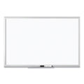 U Brands Melamine Dry Erase Board, 36 x 24, White Surface, Silver Frame