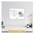 U Brands Magnetic Dry Erase Board with Aluminum Frame, 24 x 18, White Surface, Silver Frame