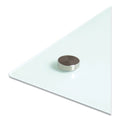 U Brands Glass Dry Erase Board, 72 x 36, White Surface