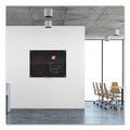 U Brands Black Glass Dry Erase Board, 48 x 36