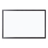 U Brands Magnetic Dry Erase Board with MDF Frame, 36 x 24, White Surface, Black Frame