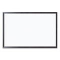 U Brands Magnetic Dry Erase Board with MDF Frame, 36 x 24, White Surface, Black Frame