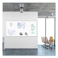 U Brands Magnetic Dry Erase Board with Aluminum Frame, 96 x 48, White Surface, Silver Frame