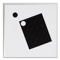 U Brands Heavy-Duty Board Magnets, Circles, Black, 0.75" Diameter, 20/Pack
