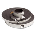 U Brands Magnetic Adhesive Tape Roll, 0.5" x 7 ft, Black
