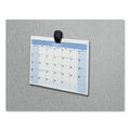 Fellowes Partition Additions Clips, 40 Sheet Capacity, Dark Graphite, 4/Pack