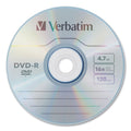 Verbatim DVD-R Recordable Disc, 4.7 GB, 16x, Box, Silver, 10/Pack