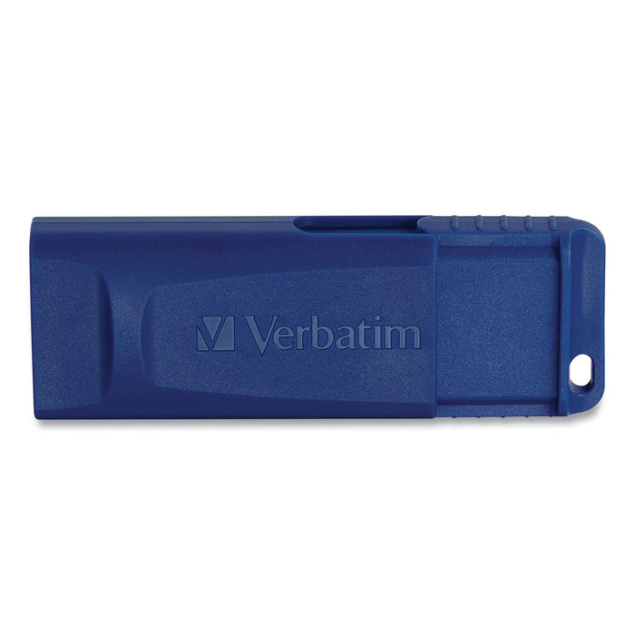 Verbatim Classic USB 2.0 Flash Drive, 4 GB, Blue