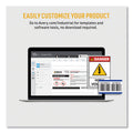 Avery PermaTrack Destructible Asset Tag Labels, Laser Printers, 0.75 x 2, White, 30/Sheet, 8 Sheets/Pack