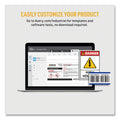 Avery PermaTrack Destructible Asset Tag Labels, Laser Printers, 0.5 x 1, White, 84/Sheet, 8 Sheets/Pack