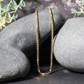 2.0mm 14k Yellow Gold Semi Solid Box Chain by Bids.com