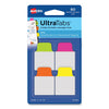 Avery Ultra Tabs Repositionable Tabs, Mini Tabs: 1" x 1.5", 1/5-Cut, Assorted Neon Colors, 80/Pack