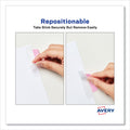 Avery Ultra Tabs Repositionable Tabs, Margin Tabs: 2.5" x 1", 1/5-Cut, Assorted Pastel Colors, 48/Pack