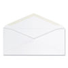 Universal Open-Side Business Envelope, #10, Commercial Flap, Gummed Closure, 4.25 x 9.63, White, 125/Box