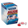 PhysiciansCare Cough and Sore Throat, Cherry Menthol Lozenges, Individually Wrapped, 50/Box