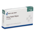 PhysiciansCare First Aid Sting Relief Pads, 10/Box