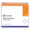 PhysiciansCare Ambidextrous Non-Sterile Single Use Nitrile Medical Gloves, Large, 10/Box