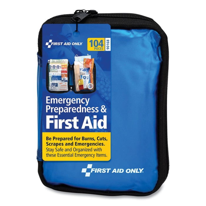 PhysiciansCare Soft-Sided First Aid and Emergency Kit, 105 Pieces, Soft Fabric Case