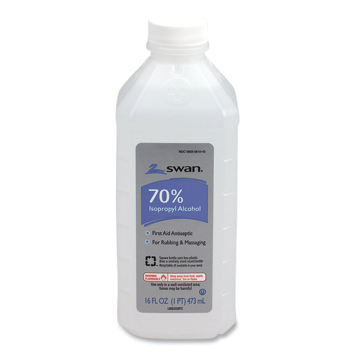 PhysiciansCare First Aid Kit Rubbing Alcohol, Isopropyl Alcohol, 16 oz Bottle