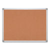 MasterVision Earth Cork Board, 24 x 36, Aluminum Frame