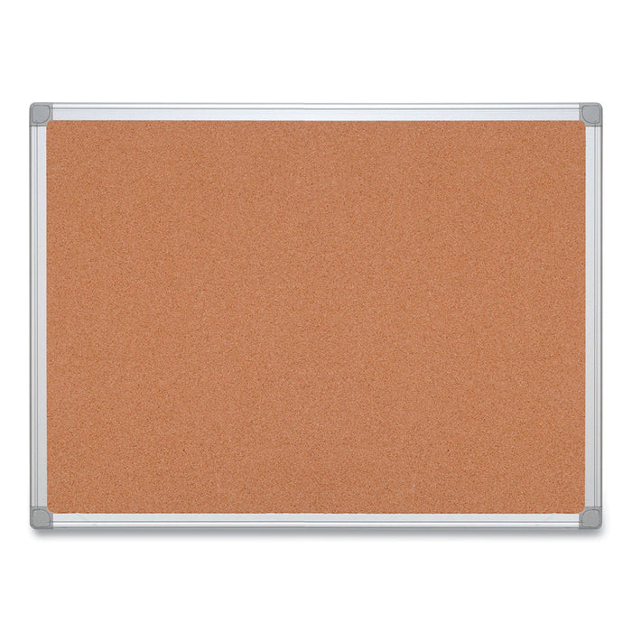 MasterVision Earth Cork Board, 24 x 36, Aluminum Frame