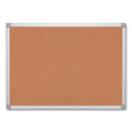 MasterVision Earth Cork Board, 36 x 48, Aluminum Frame